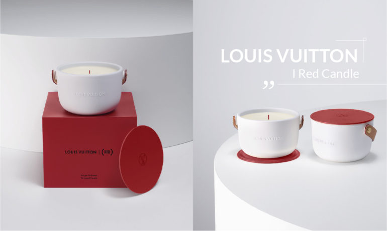 今年冬天最暖心的赠礼选择：Louis Vuitton I (RED) 香氛蜡烛，背后有着温暖意义