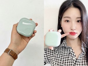 超像AirPods！兰芝气垫粉饼外型美呆粉红、粉绿各有功能